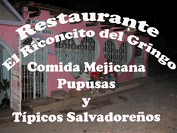 Fachada El Rinconcito del Gringo Foto promocional de la fachada, 2007