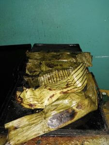Recalentando Tamales Salvadoreñas