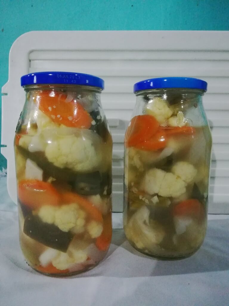 Encurtidos de vegetales